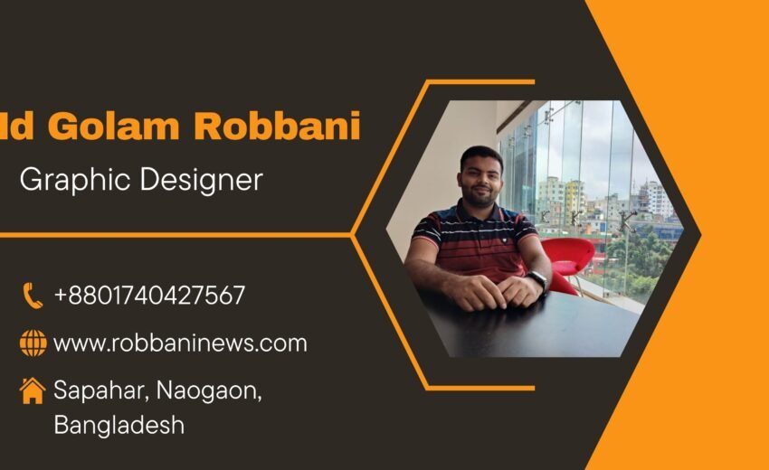 Graphics Designer Md Golam Robbani: 5 Creative Branding Ideas
